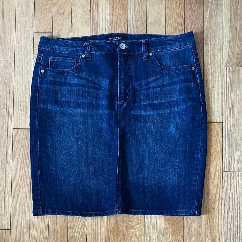 Nine West Jean Skirt